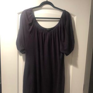 BCBGMaxAzria purple shirt dress